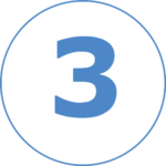 Zahl 3 im Kreis – dritter Schritt: Faxversand und Versandbericht