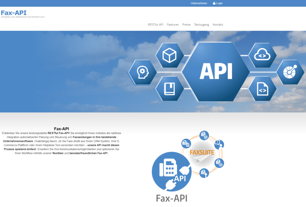 Cloud Fax Services: Spezifikationen, Funktionen und Schnittstellen