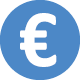 Euro-Symbol für transparente Preise beim Faxversand